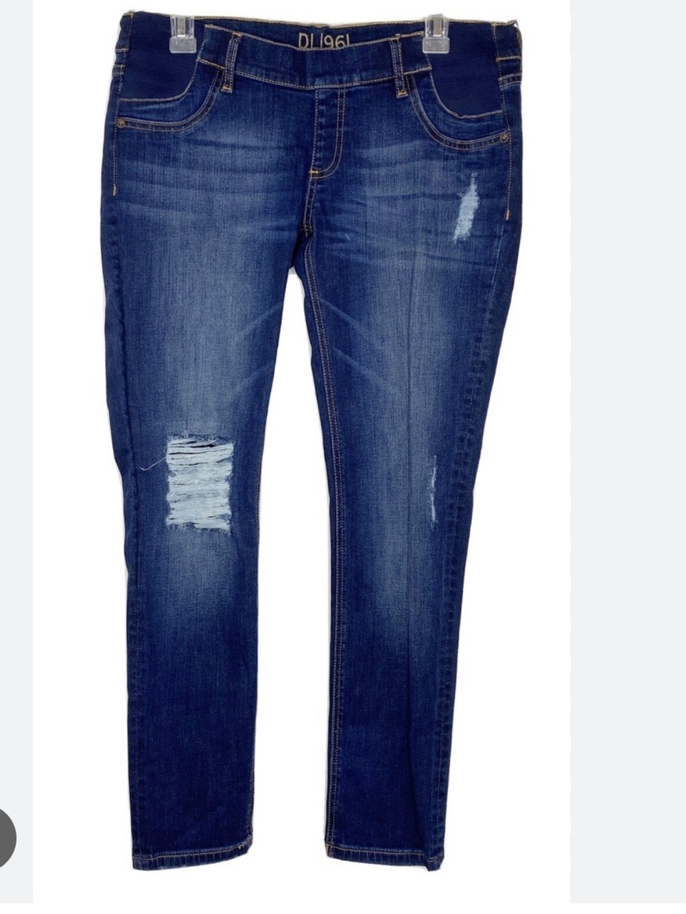 DL1961 MATERNITY Dark blue distressed Skinny Jeans - Florence - size 27